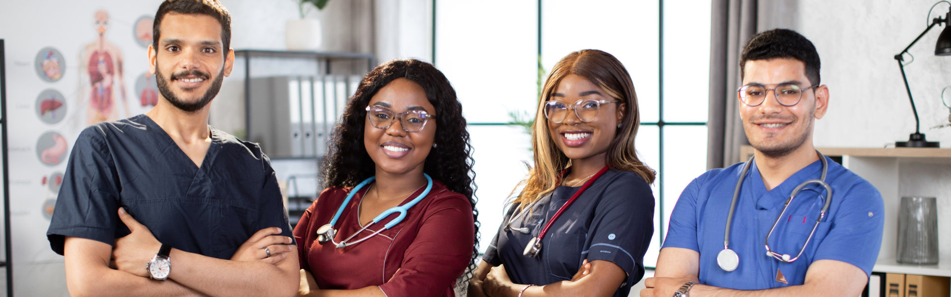 medical team at work in hospital